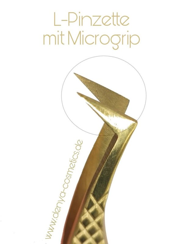 Royal Gold L-Pinzette Micro-Grip